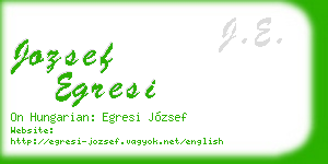 jozsef egresi business card